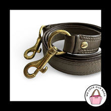 Load image into Gallery viewer, COACH BAG STRAP Taupe Brown Leather Replacement Purse Crossbody Shoulder Brass
