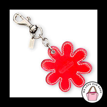 Load image into Gallery viewer, VINTAGE Y2K COACH Daisy Signature Keychain Red Leather KeyFob Bag Charm Hang Tag
