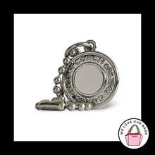Load image into Gallery viewer, COACH Y2K VINTAGE Round Disc Bag Charm Hang Tag Keychain Fob Silver Nickel Metal
