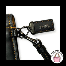 Load image into Gallery viewer, NEW NWT COACH 1941 Glovetanned Black Leather Wristlet Wallet Snap Clutch 58818

