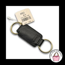 Load image into Gallery viewer, NEW VINTAGE COACH Black 100% Lizard Leather Snap Valet Keychain Bag Charm 4862
