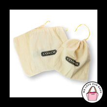 Load image into Gallery viewer, New VINTAGE COACH Dust Bags LOT of 3 Cotton Linen 8" Drawstring Cover Sleeper
