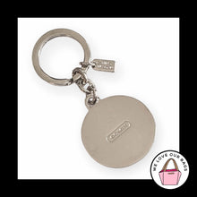 Load image into Gallery viewer, New COACH Pave Crystal Golf Ball Silver Nickel Fob Bag Charm Keychain Hang Tag
