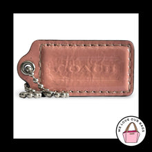 Load image into Gallery viewer, COACH HANG TAG 2.5" Pink &amp; Purple Patent Leather Bag Charm Keychain Fob Large
