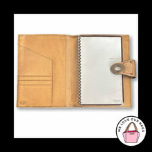 Load image into Gallery viewer, COACH Y2K VINTAGE 65th Anniversary Legacy Stripe Turnlock Planner Agenda Wallet
