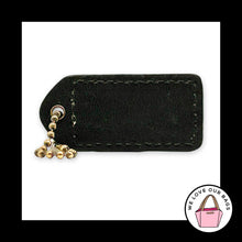 Load image into Gallery viewer, COACH Y2K VINTAGE Hang Tag 2" Brown Leather Bag Charm Keychain Fob Brass Medium
