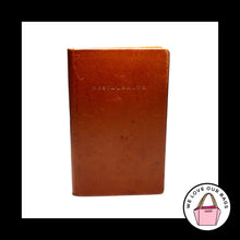 Load image into Gallery viewer, RARE VINTAGE COACH Made in Italy &quot;Yelp&quot; Restaurants Notebook British Tan Leather
