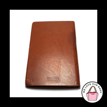 Load image into Gallery viewer, RARE VINTAGE COACH Made in Italy &quot;Yelp&quot; Restaurants Notebook British Tan Leather
