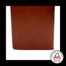 Load image into Gallery viewer, RARE VINTAGE COACH Made in Italy &quot;Yelp&quot; Restaurants Notebook British Tan Leather
