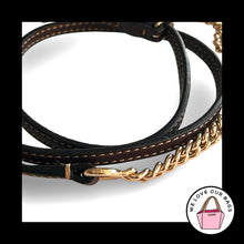 Load image into Gallery viewer, New COACH BAG STRAP Brown Leather Chain Replacement Purse Crossbody Shoulder
