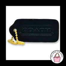 Load image into Gallery viewer, Purple COACH VINTAGE DOUBLESIDED Hang Tag Bag Charm Keychain Fob Leather 2.25"
