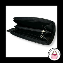 Load image into Gallery viewer, New Rare VINTAGE COACH WALLET Black Vachetta Leather Long Zip Around Clutch 7241
