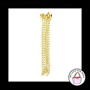 5 pc LOT 4" Gold Brass BALL CHAIN 3.2mm Great for COACH Bag Charm Fob Hang Tag