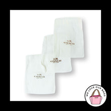 Load image into Gallery viewer, New VINTAGE COACH Dust Bags LOT of 3 Cotton Linen 6"X5" Drawstring Cover Sleeper
