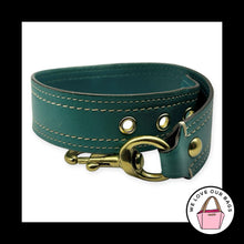 Load image into Gallery viewer, VINTAGE Y2K COACH LEGACY Bag Strap Replacement Turquoise Blue Green Leather
