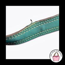 Load image into Gallery viewer, VINTAGE Y2K COACH LEGACY Bag Strap Replacement Turquoise Blue Green Leather
