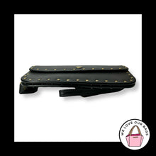 Load image into Gallery viewer, NEW COACH 1941 RIVET Glovetanned Black Leather Wristlet Wallet Snap Clutch 29765
