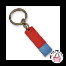 Load image into Gallery viewer, New COACH USB DRIVE 8gb Red Blue Nickel Keychain Bag Charm Hang Tag Fob 69036
