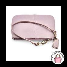 Load image into Gallery viewer, New Y2K VINTAGE COACH Soho Lilac Purple Lavender Leather Wristlet Wallet Clutch
