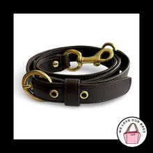 Load image into Gallery viewer, COACH BAG STRAP Mahogany Brown Leather Replacement Crossbody Shoulder Gold Brass

