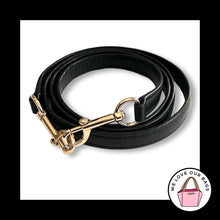 Load image into Gallery viewer, New COACH BAG STRAP Black Leather Gold Replacement Purse Crossbody Shoulder
