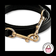 Load image into Gallery viewer, New COACH BAG STRAP Black Leather Gold Replacement Purse Crossbody Shoulder
