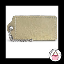 Load image into Gallery viewer, XL Huge COACH HANGTAG 3.5" Yellow Patent Leather Bag Charm Keychain Fob X-Large
