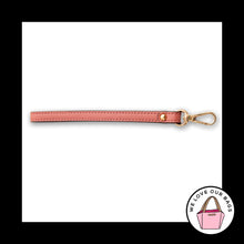 Load image into Gallery viewer, MICHAEL KORS WRISTLET STRAP Replacement Pink Crossgrain Leather Gold Clasp
