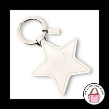 Load image into Gallery viewer, NEW VINTAGE Y2K COACH Star Keychain Bag Charm Signature C Leather Fob Hang Tag

