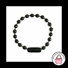 Load image into Gallery viewer, COACH 4" BALL CHAIN Black Metal Bag Hang Tag Charm Fob Embossed 3.2mm
