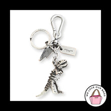 Load image into Gallery viewer, Rare COACH REXY DINOSAUR T-Rex Keychain Bag Charm Fob 3D Skeleton Puzzle 65133
