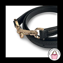 Load image into Gallery viewer, New KATE SPADE BAG Strap Black Leather Gold Replacement Purse Crossbody Shoulder
