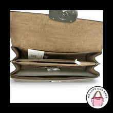 Load image into Gallery viewer, New COACH ELIZA Top Handle Bag Taupe Sand Tan Smooth Leather CP006
