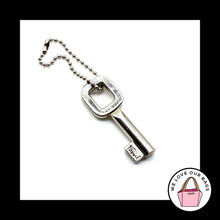 Load image into Gallery viewer, FOSSIL Medium Silver Nickel Metal Key Ball Chain Fob Bag Charm Keychain Hang Tag

