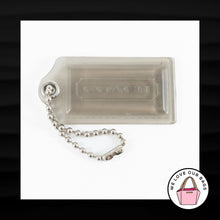Load image into Gallery viewer, COACH 2.5&quot; POPPY OPAQUE SMOKE PLASTIC LUCITE KEY FOB BAG CHARM KEYCHAIN HANG TAG
