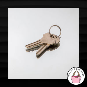 NEW COACH REPLACEMENT SILVER NICKEL HARDWARE KEYS FOR WALLET BAG PURSE TOTE FOB