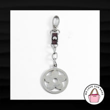 Load image into Gallery viewer, RELIC ROUND FLOWER SILVER NICKEL LOBSTER CLASP KEY FOB BAG CHARM KEYCHAIN TAG
