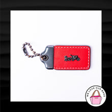 Load image into Gallery viewer, COACH CUSTOM 1941 RED GLOVETANNED LEATHER SADDLE BAG WRISTLET CLUTCH 20115 58818
